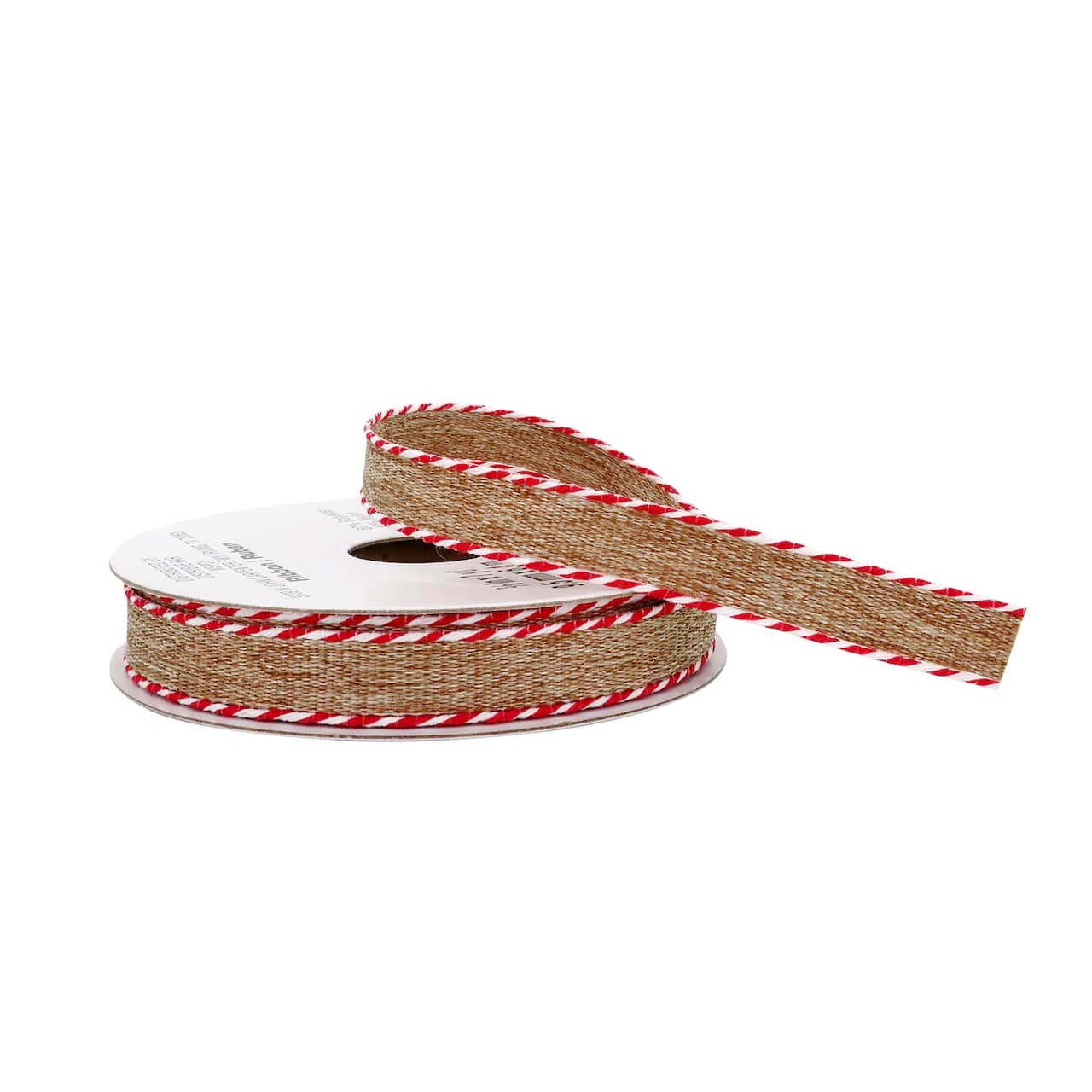 12 Pack: 3/8'' x 7yd. Linen Twist Edge Ribbon by Celebrate It®